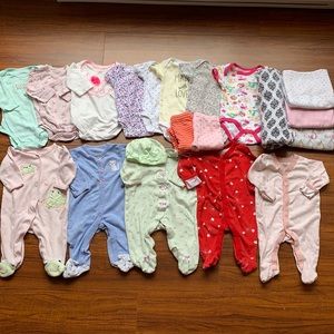 Newborn 0-3M Baby Girl Bundle lot of clothes No.2
